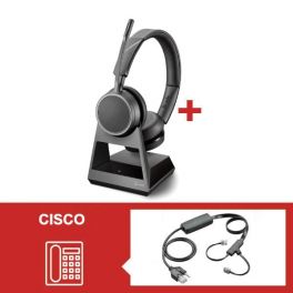 Pack Plantronics Voyager 4220 Office USB-C com atendedor eletrónico para Cisco