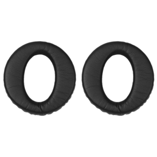 Almofadas auriculares em pele para Jabra Evolve 80
