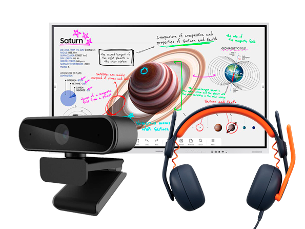 Equipos audiovisuales para educación